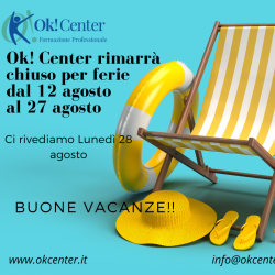 Copia di Siamo chiusi per ferie dal 12 agosto al 27 agosto